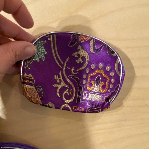 5 Purple Decorative zip pouches (LW) - Picture 7 of 9